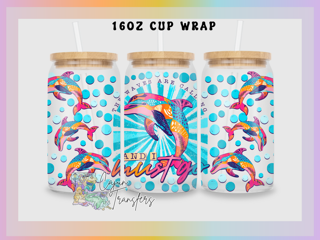 The Waves are Calling- Libbey Cup Wrap