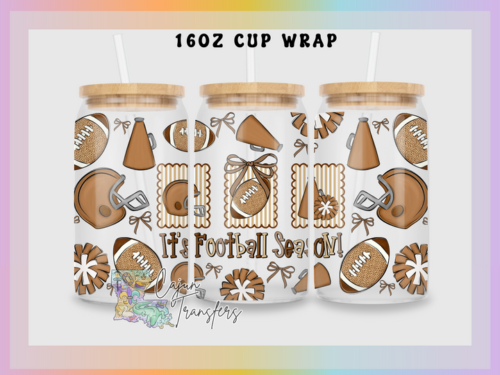 It's Football Season Libbey Wrap