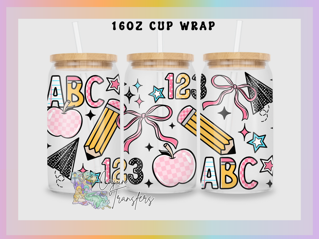 School Pink - Libbey Cup Wrap