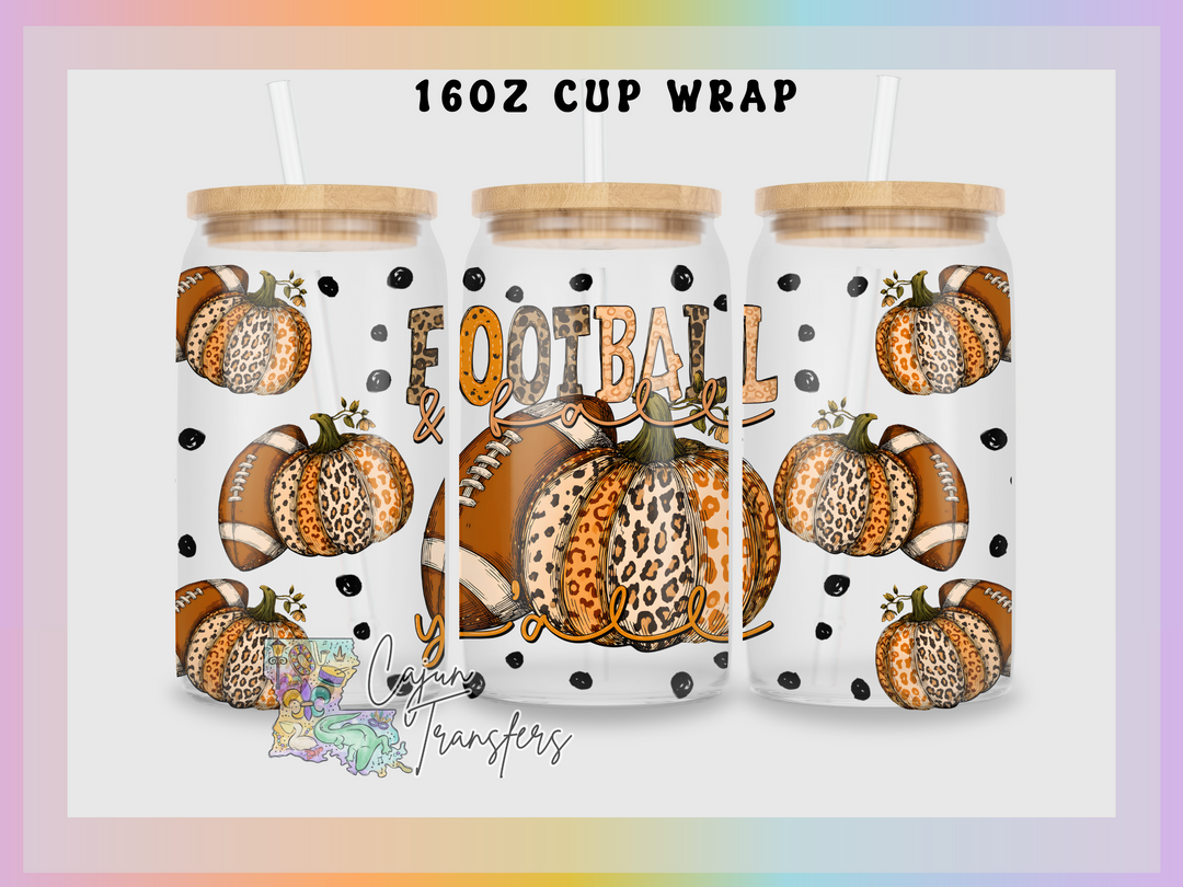 Football & Fall Libbey Wrap