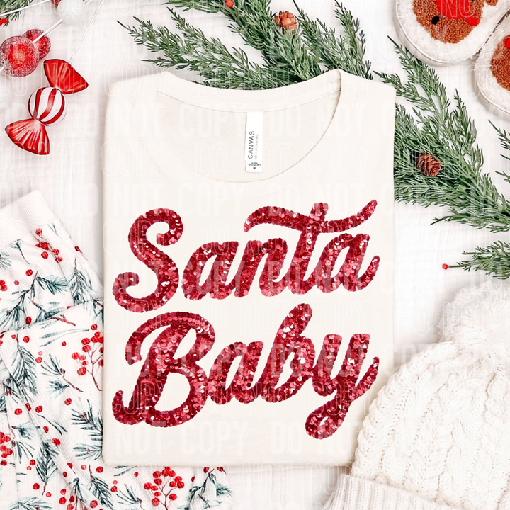 Santa Baby Sequins