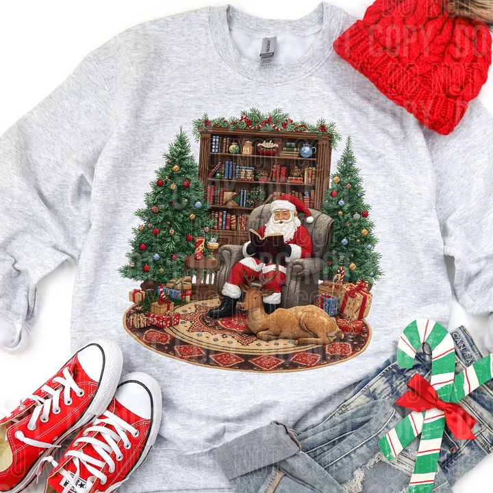 Santa Reading