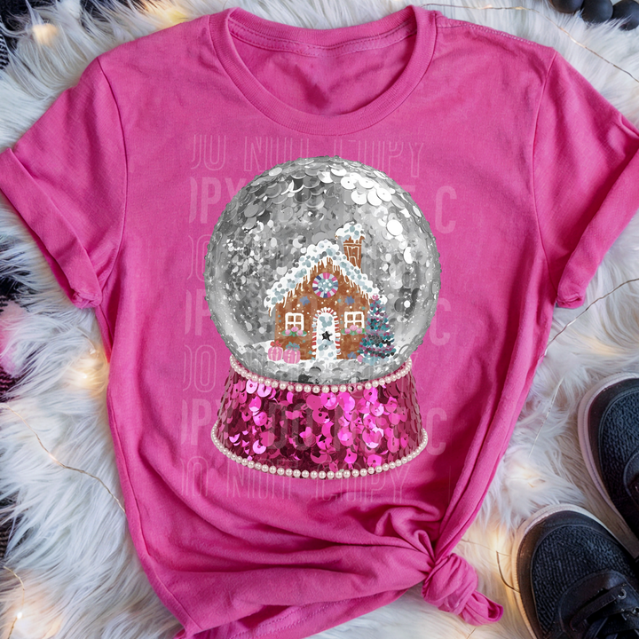 Snow Globe Faux Sequins