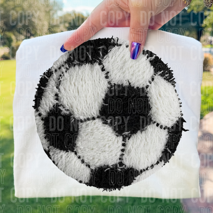 Soccer Ball Faux Yarn