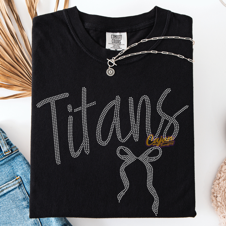 TITANS BOW SPANGLE PATCH