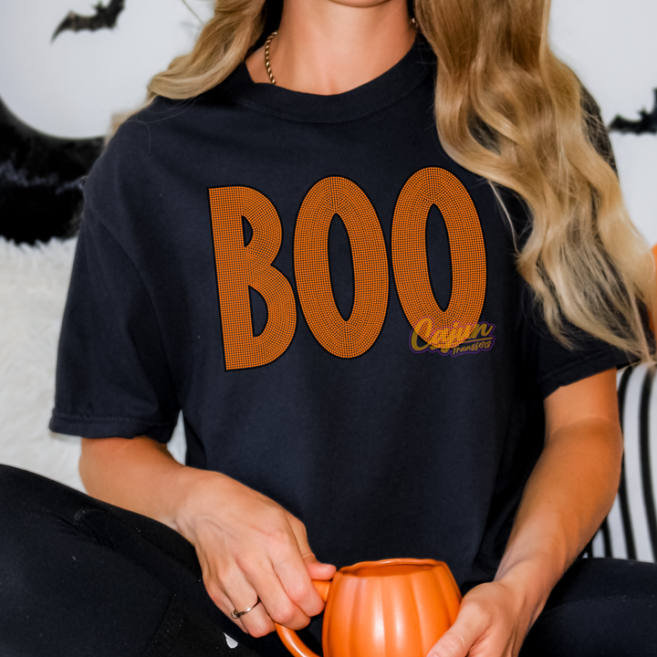 HALLOWEEN BOO SPANGLE PATCH