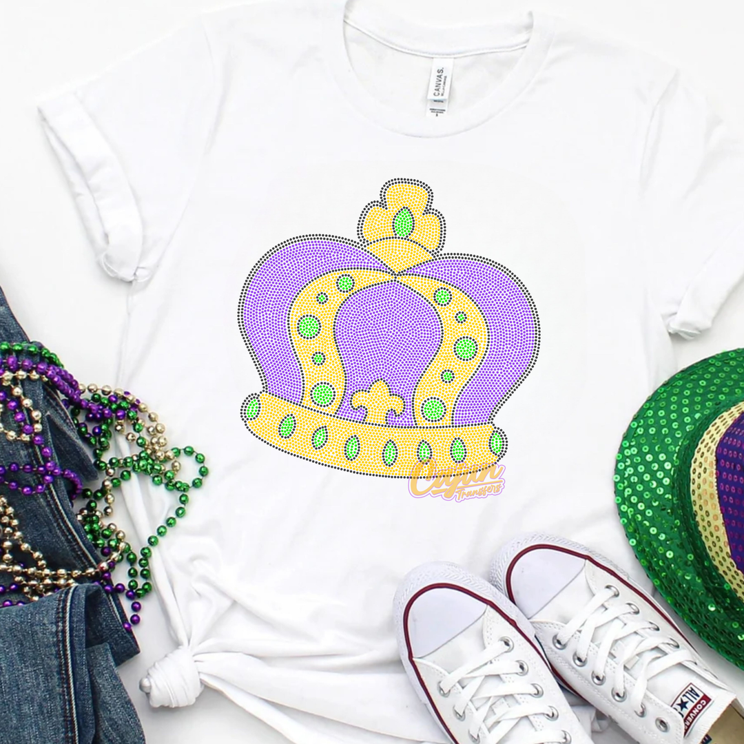 MARDI GRAS CROWN SPANGLE PATCH