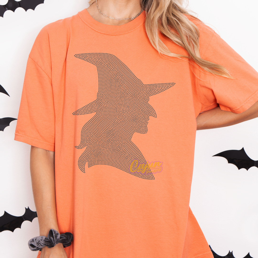 WITCH FACE SPANGLE PATCH