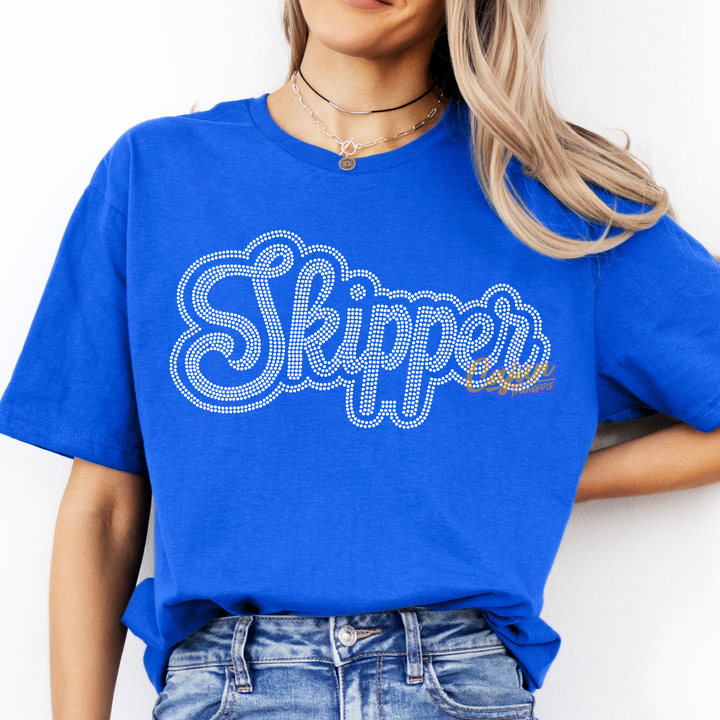 SKIPPERS OUTLINED SPANGLE PATCH