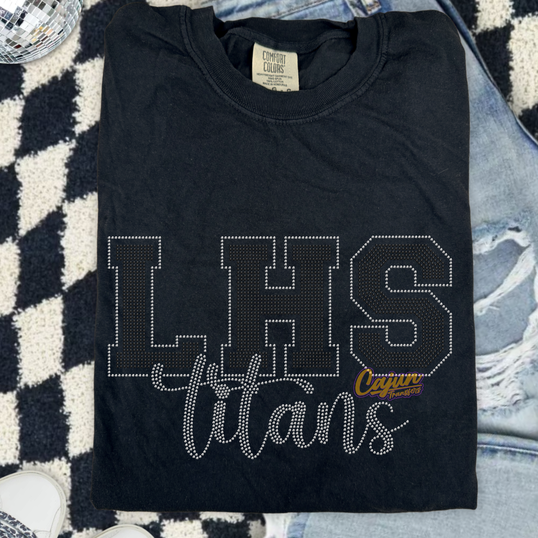 LHS TITANS SPANGLE PATCH