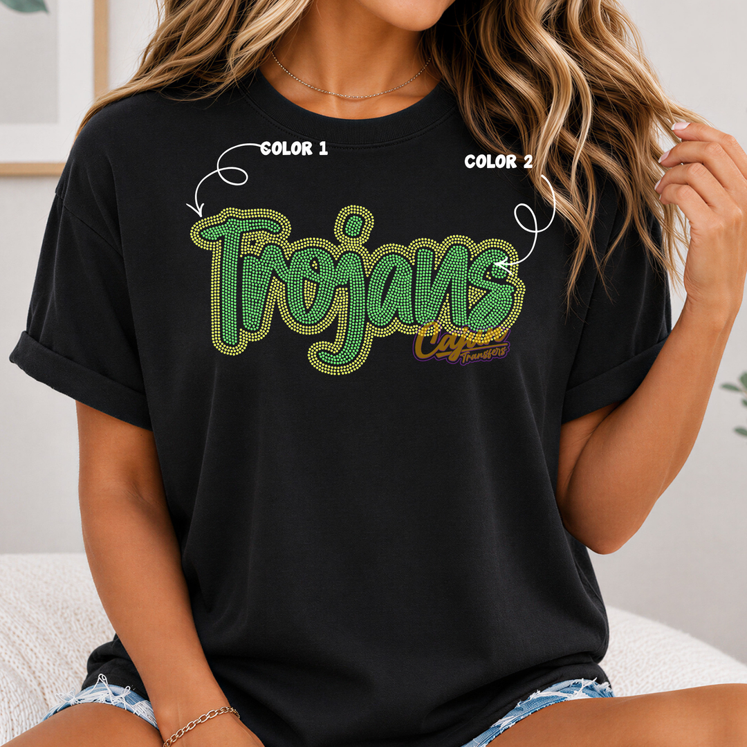 TROJANS SPANGLE PATCH