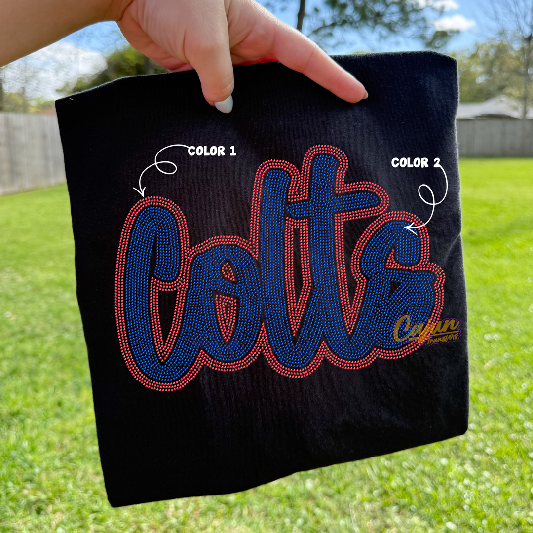 COLTS SPANGLE PATCH