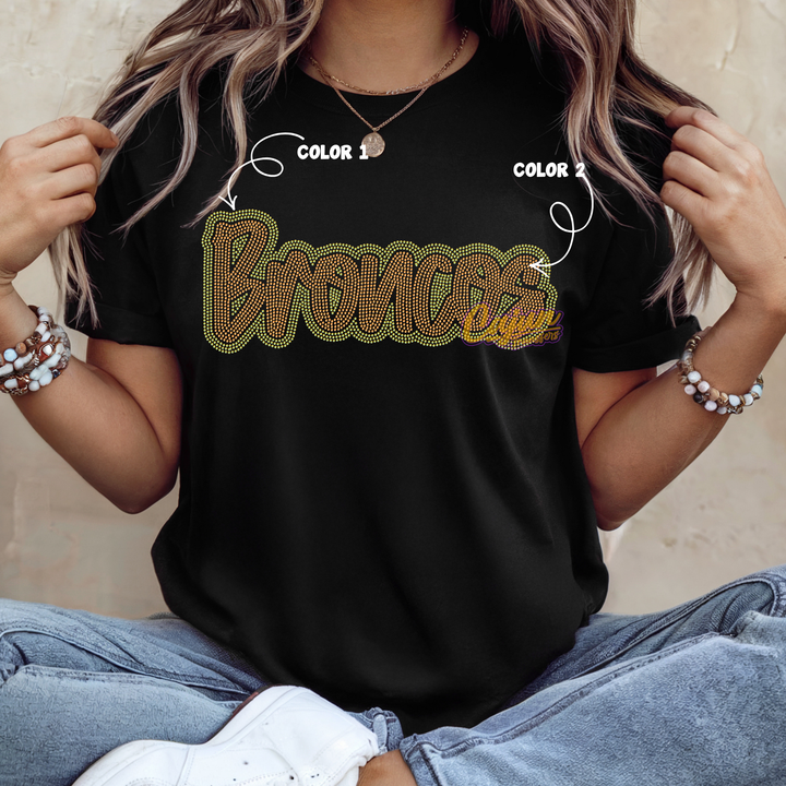 BRONCOS SPANGLES PATCH