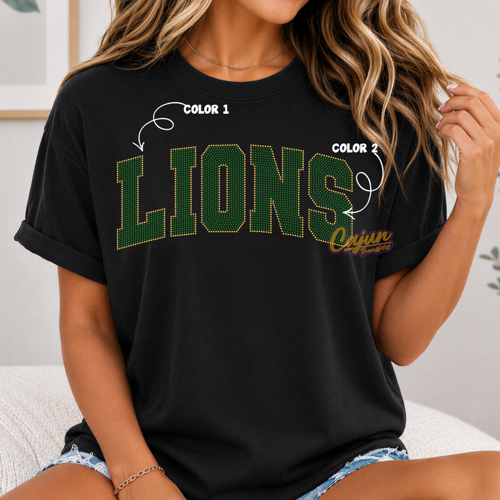 LIONS SPANGLE PATCH