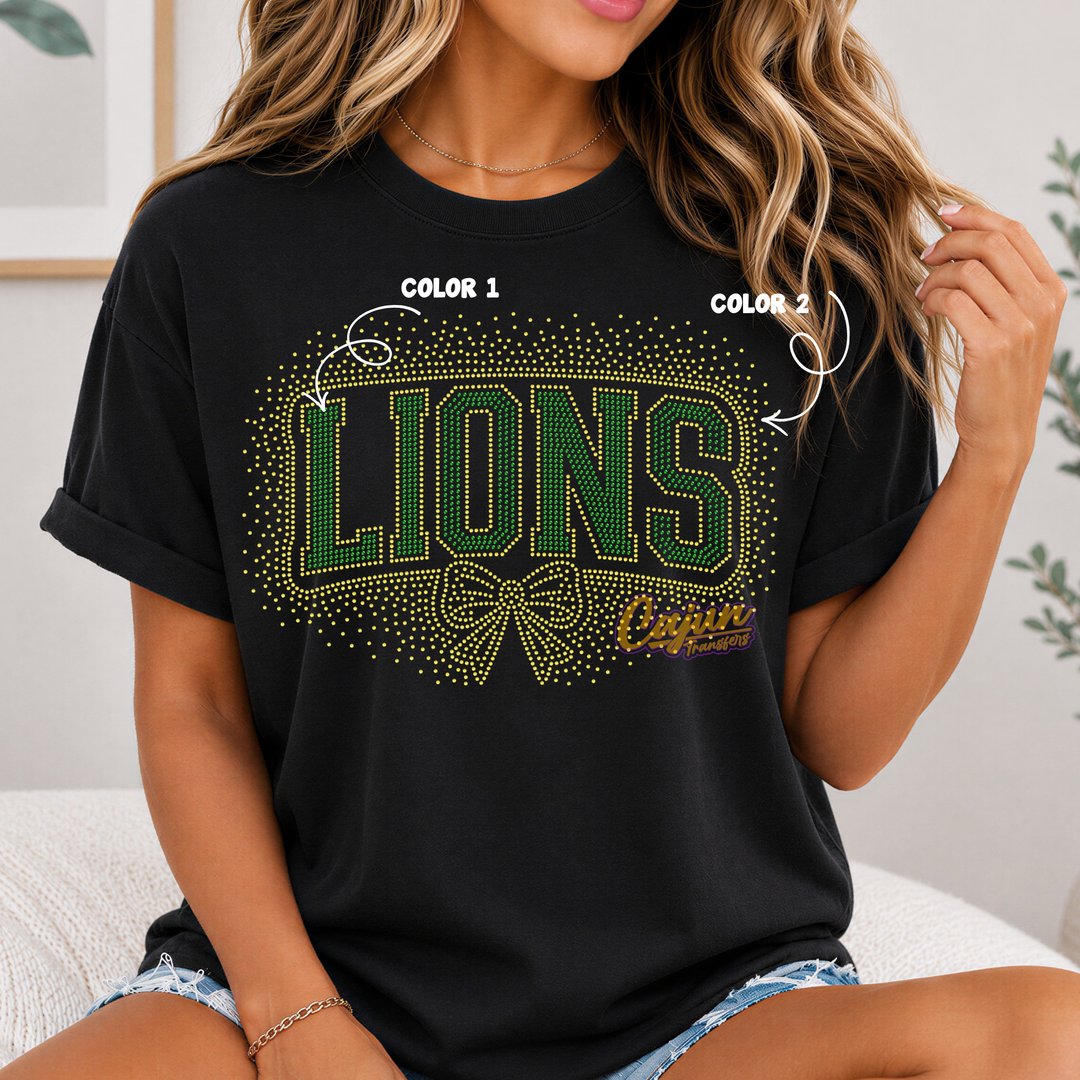 LIONS BOW SPANGLE PATCH