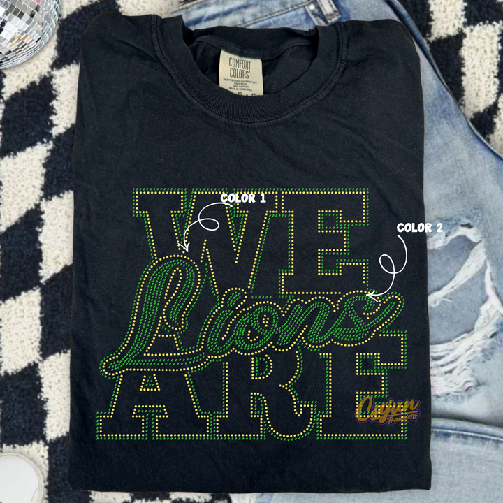 WE ARE LIONS SPANGLE PATCH