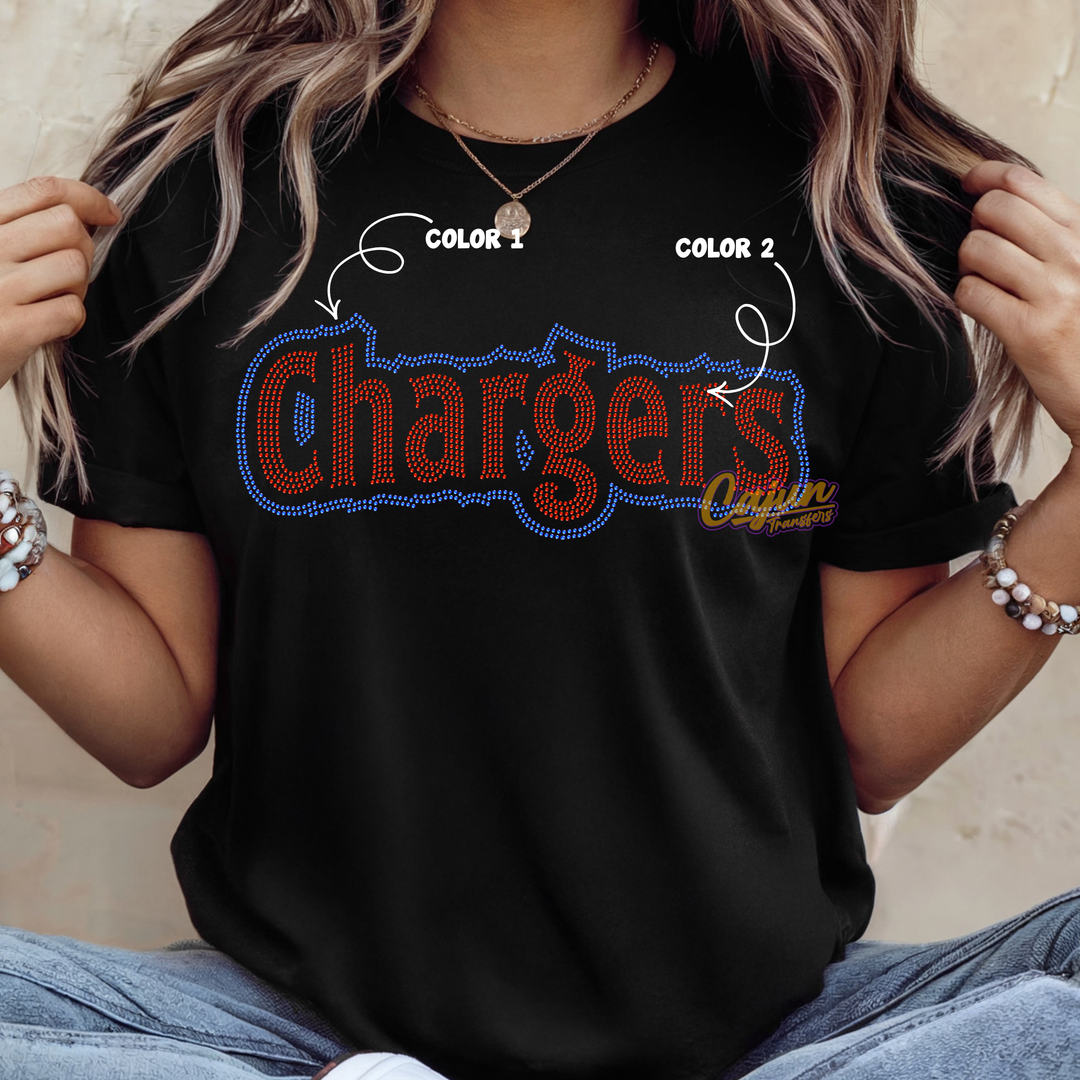 CHARGERS SPANGLE PATCH