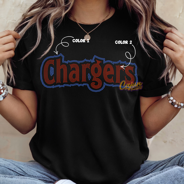 CHARGERS SPANGLE PATCH