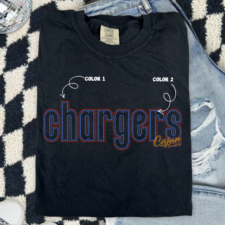 CHARGERS SPANGLE PATCH