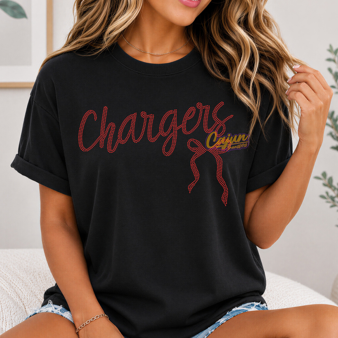 ACE CHARGERS BOW SPANGLE PATCH