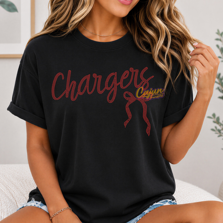 ACE CHARGERS BOW SPANGLE PATCH
