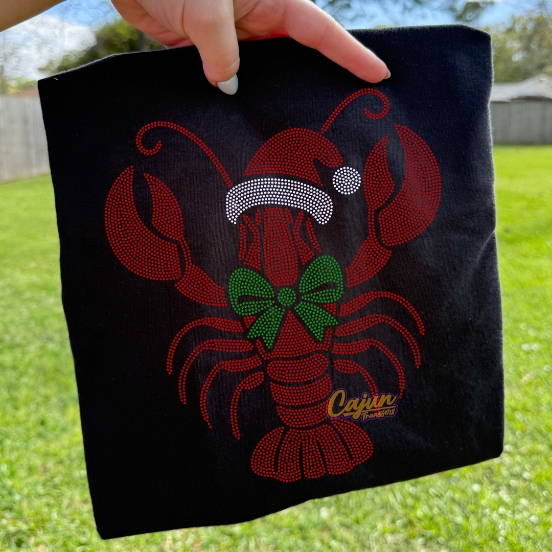 CHRISTMAS CRAWFISH SPANGLE PATCH
