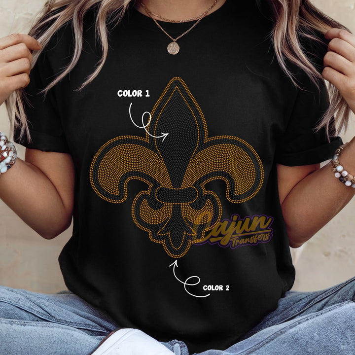 FLEUR DE LIS SPANGLE PATCH