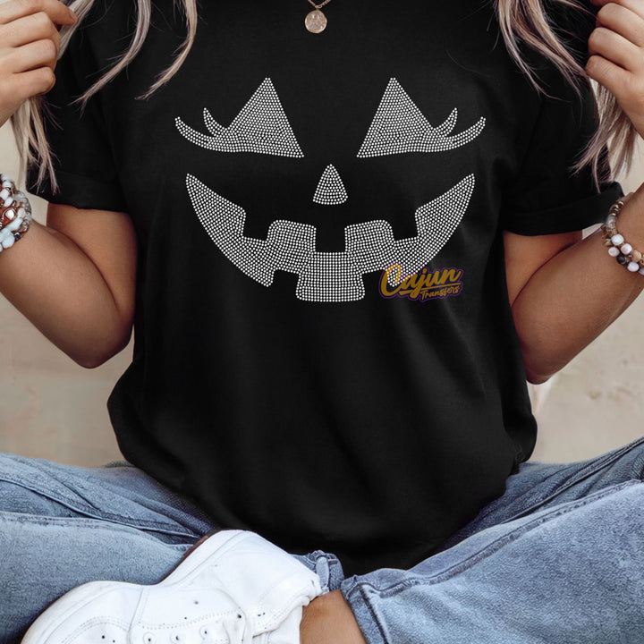 PUMPKIN FACE SPANGLE PATCH
