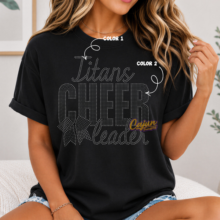 TITANS CHEERLEADER SPANGLE PATCH
