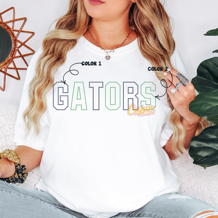 GATORS DOT SPANGLE PATCH