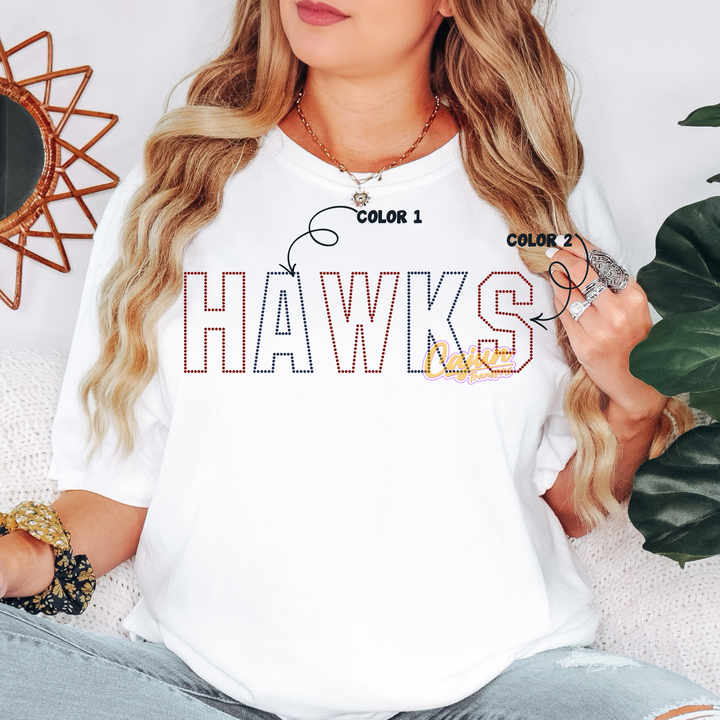 HAWKS DOT SPANGLE PATCH