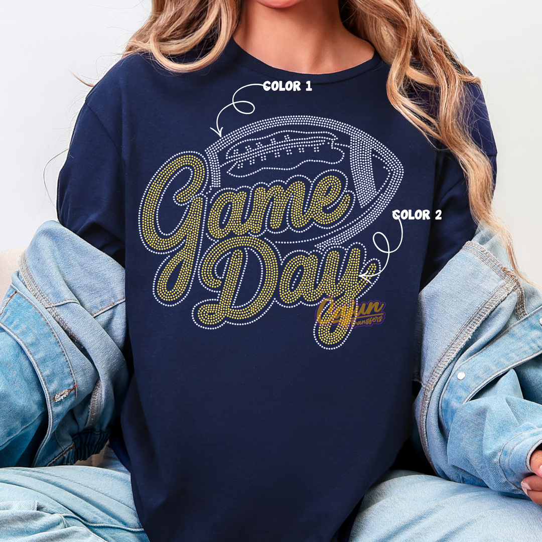 GAME DAY FOOTBALL SPANGLE PATCH
