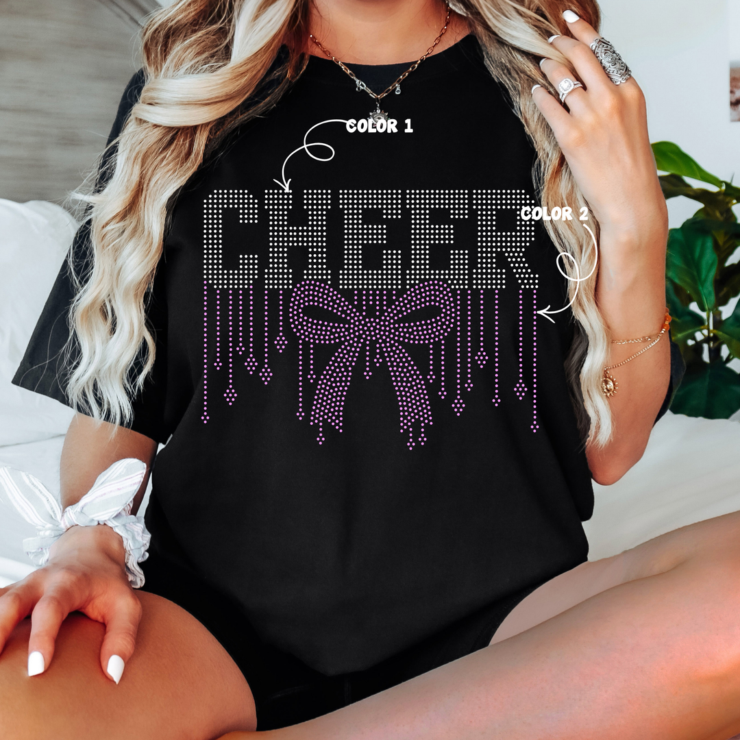 CHEER W/ DRIP SPANGLE PATCH