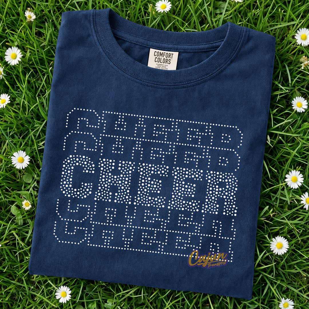 STACKED CHEER SPANGLE PATCH