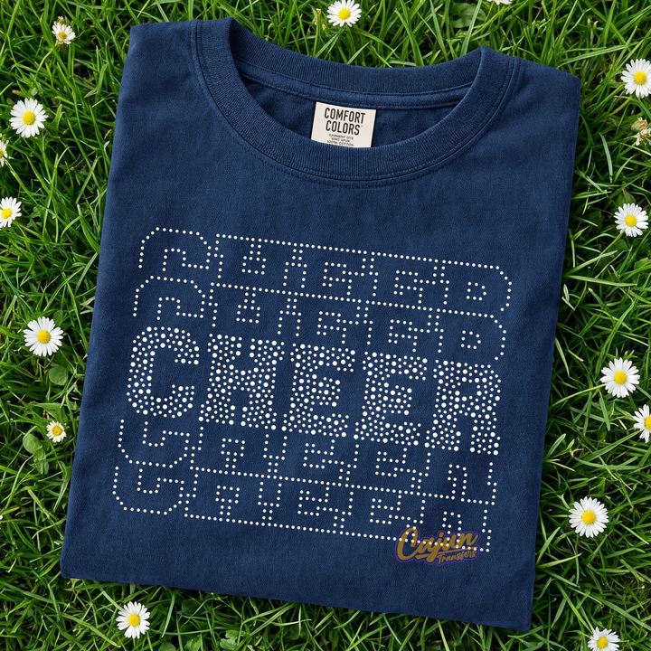 STACKED CHEER SPANGLE PATCH