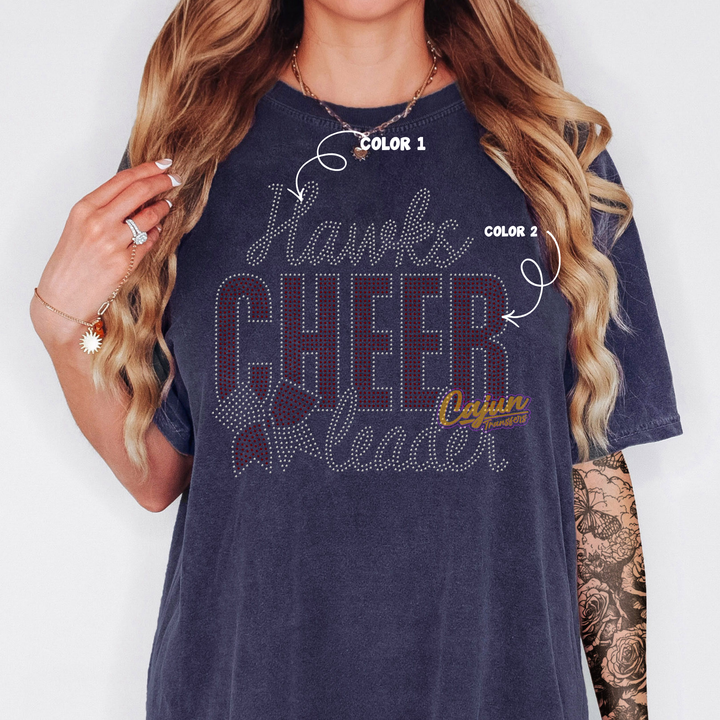 HAWKS CHEERLEADER SPANGLE PATCH