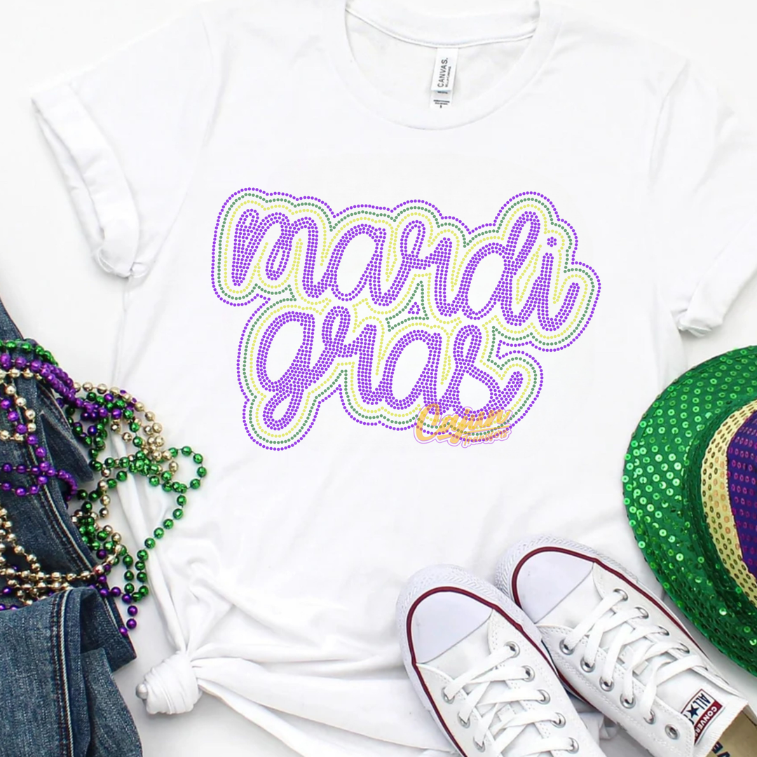 MARDI GRAS SPANGLE PATCH