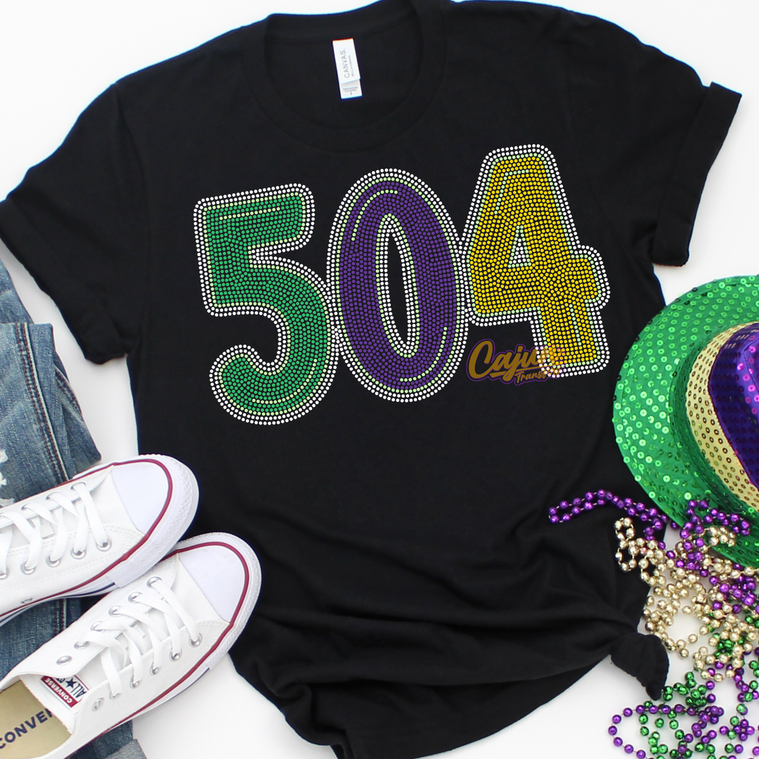 504 MARDI GRAS SPANGLE PATCH
