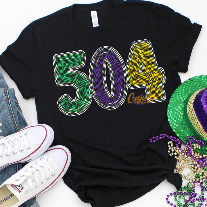 504 MARDI GRAS SPANGLE PATCH