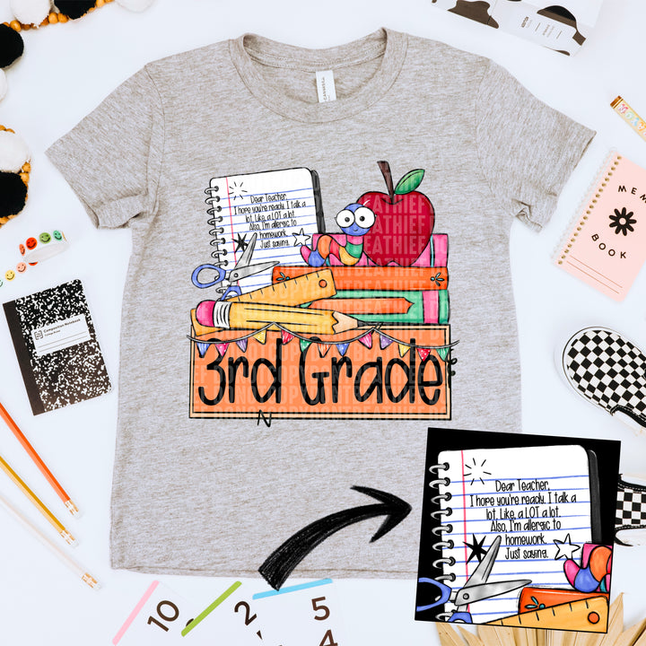 Dear Teacher - 3rd Grade