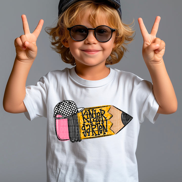 Kindergarten - School Pencil with Hat