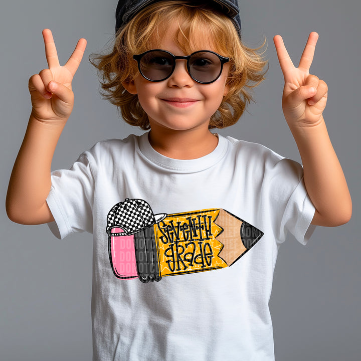 7th Grade - School Pencil with Hat