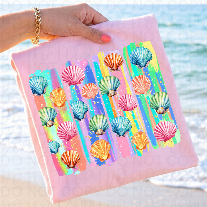 Brushstroke Beach Seashells