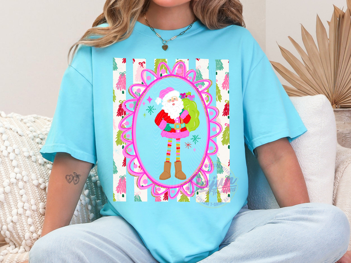 Long Legged Santa Picture Frame