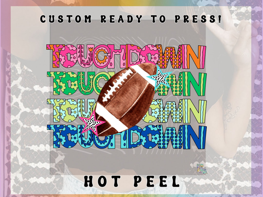 Touchdown Preppy Football