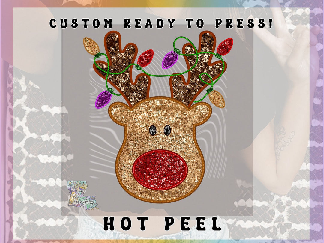 Reindeer With Lights