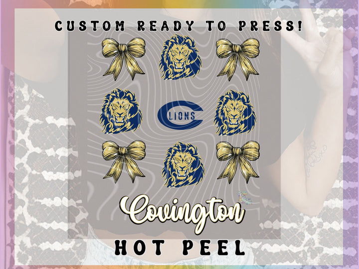 Covington Highschool Lions & Bows