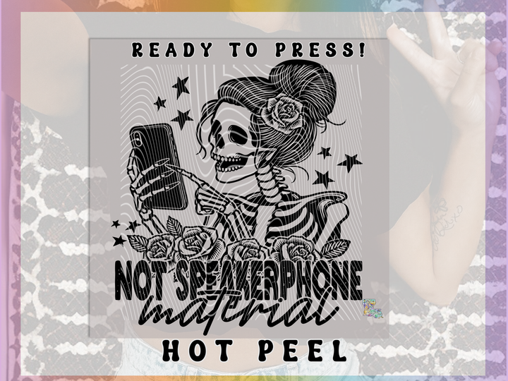 Not Speakerphone Material
