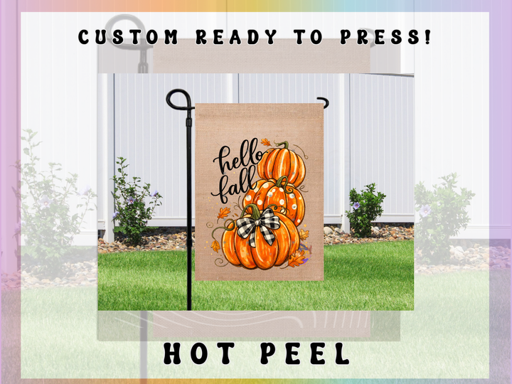 Hello Fall Flag