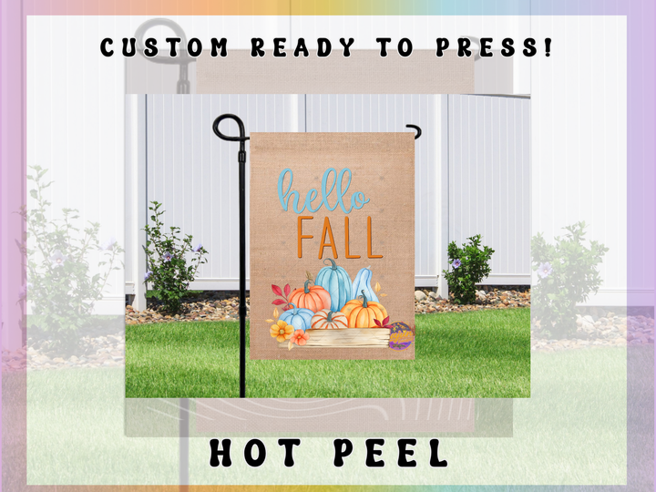 Hello Fall Flag